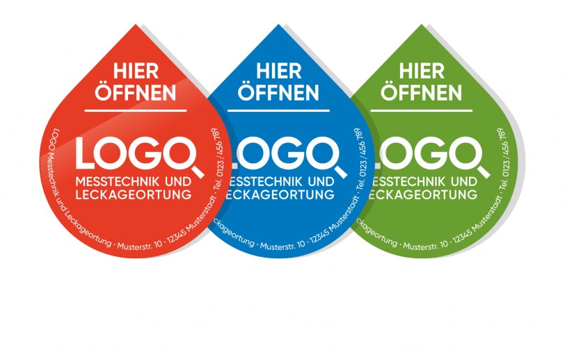 Leckage-Markierungsetiketten LLA90 Bild 02
