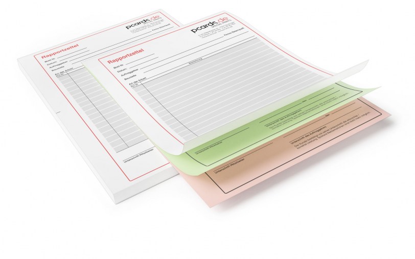 Rapportblöcke/Rapportzettel DINA5 FB002 Bild 02
