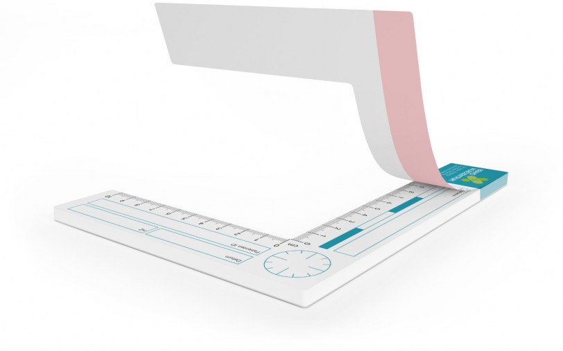 Winkel-Wundlineal individuell bedruckt NTW4035 Bild 3
