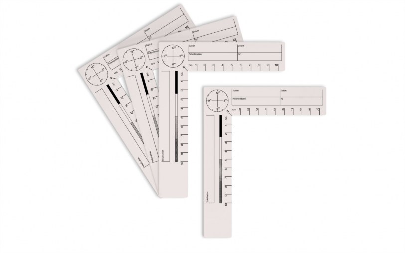 Winkel-Wundlineal neutral Bild 01